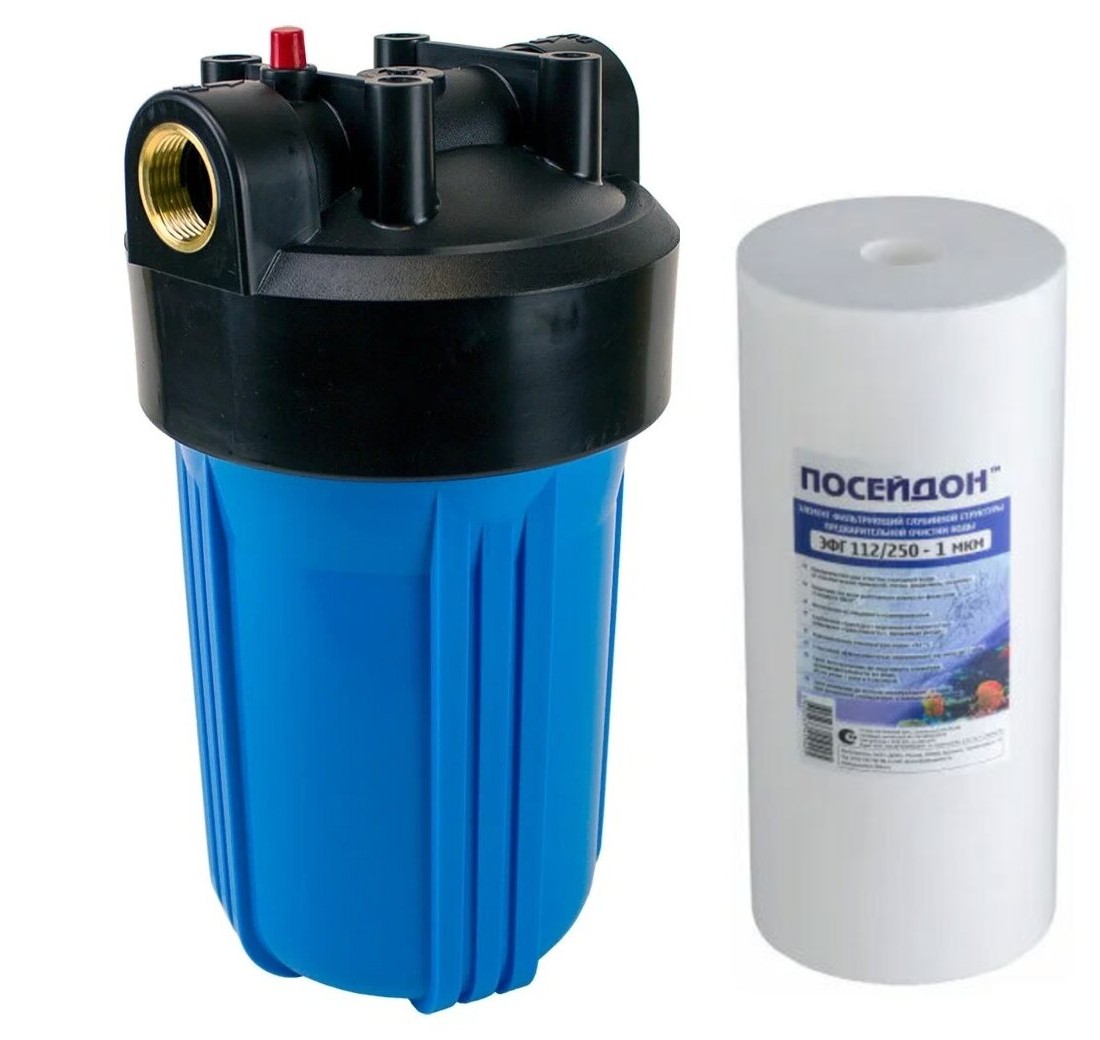 Фильтр механической очистки ВВ10 в комплекте с картриджем 20 мкм