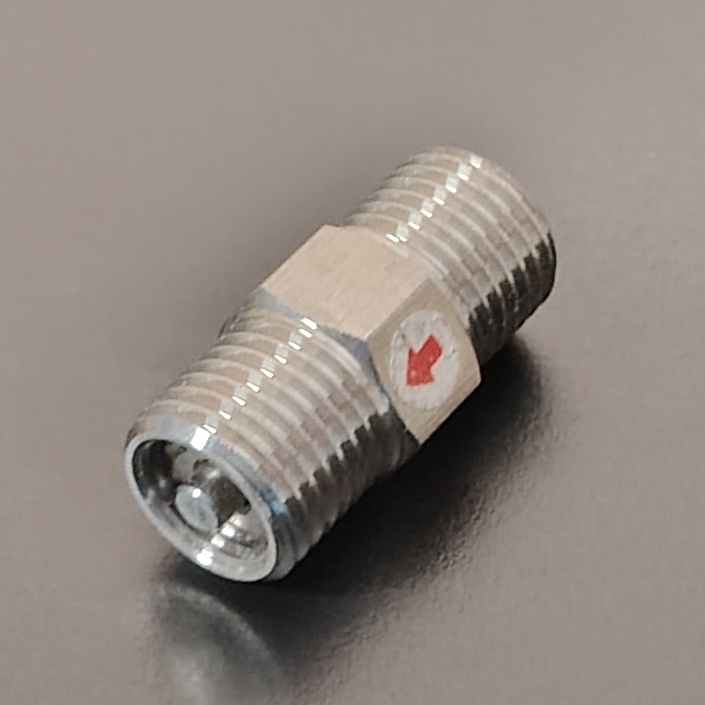 Обратный клапан сталь Air Pump SS-CK-VL 1/4" нар.