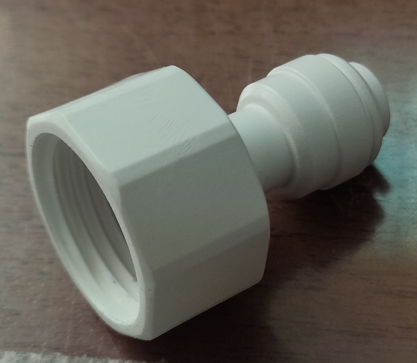 Переходник  1/4" трубка - 1/2" ВР JG