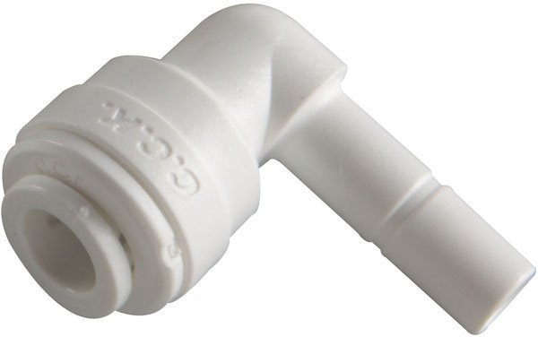 Уголок 3/8 трубка - 1/4 штуцер JG