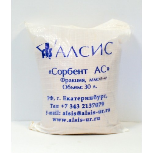 Сорбент АС, фр. 0,7-1,5 мм, мешок 25 л