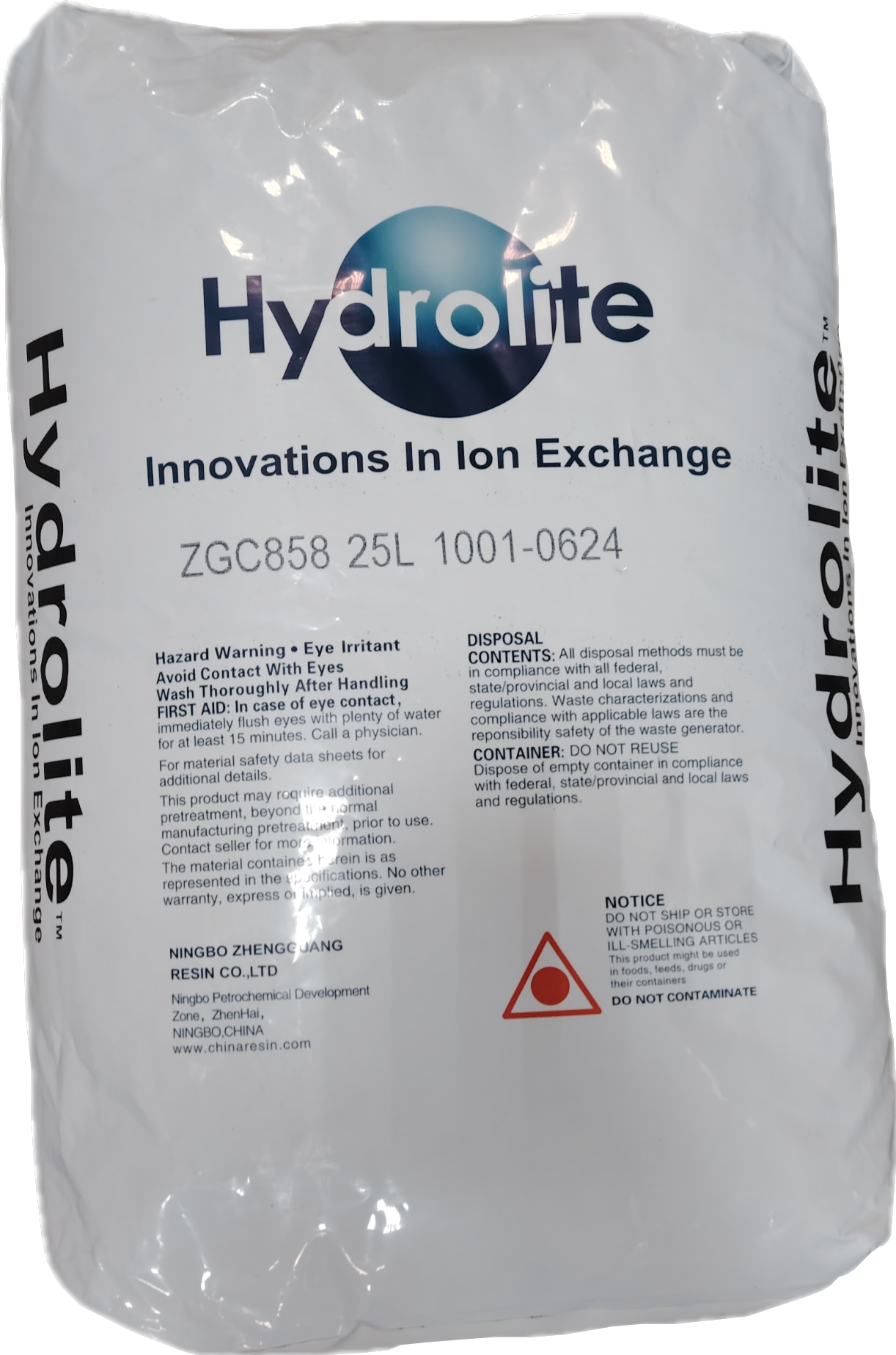 Черная смола от железа С207 фильтрующая среда удаление железа (ZGC858) 25л/20 кг