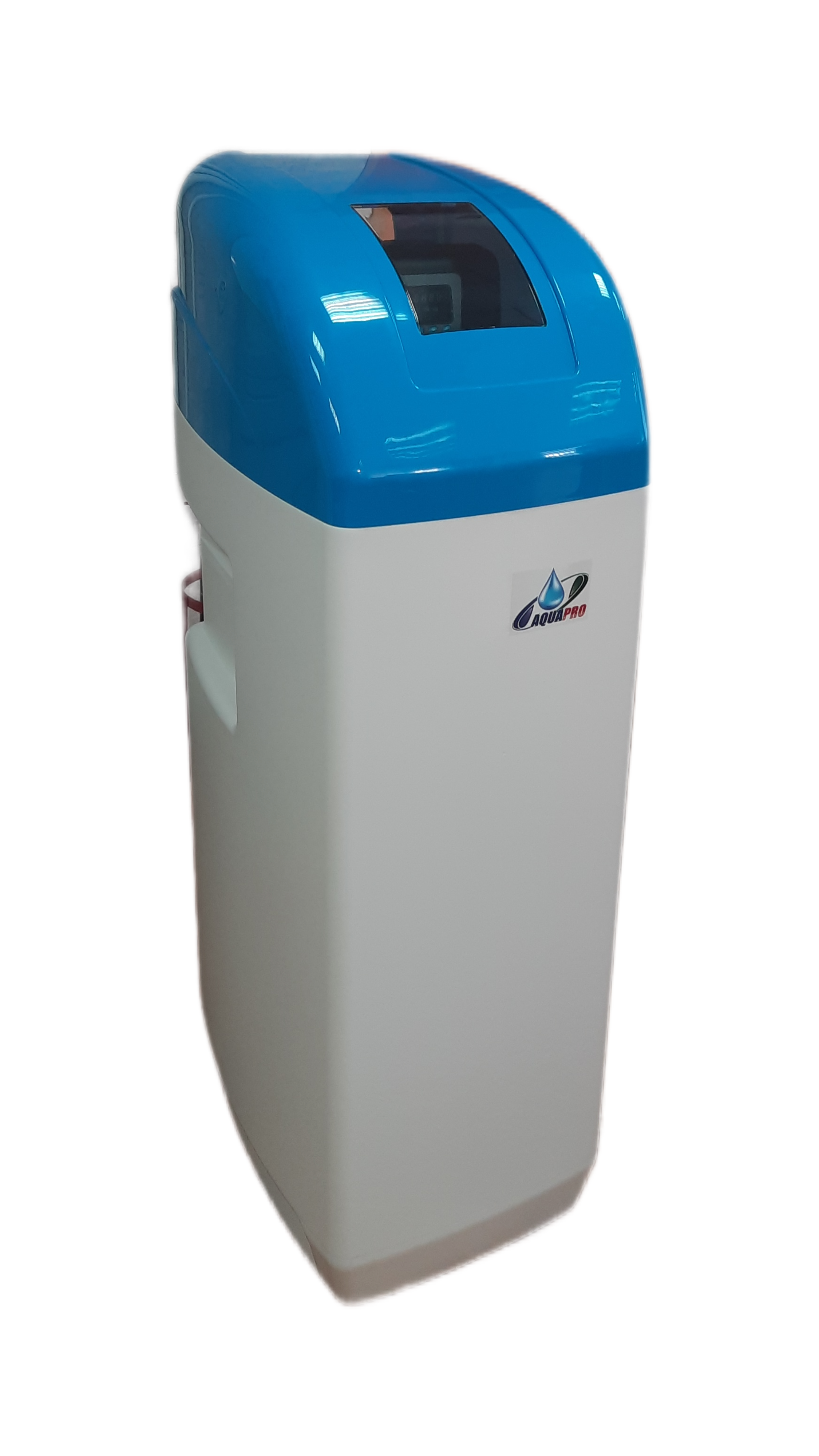 Корпус кабинетного умягчителя AquaPro Cabinet L, (с сол. клапаном, трубкой 4", угловым соединением)
